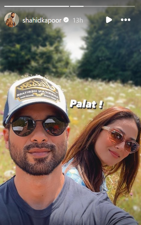 Shahid Kapoor and Mira Rajput’s on vacation 